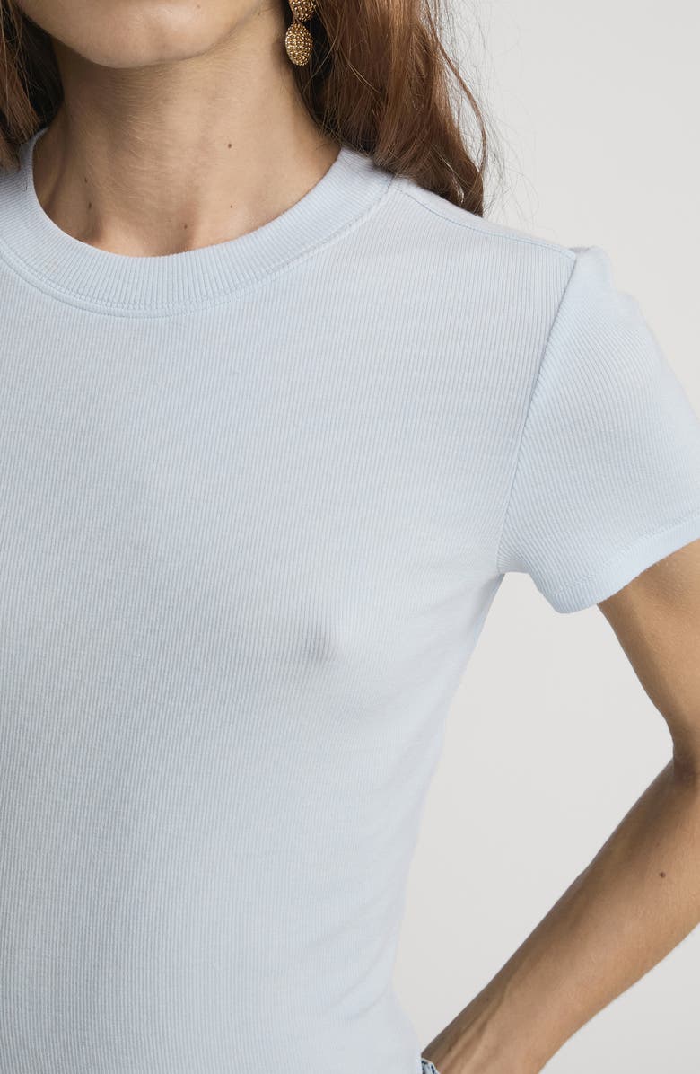 FRAME The Rib Baby T-Shirt, Alternate, color, Sky Blue