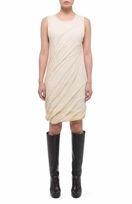 Helmut Lang Bubble Hem Cotton Dress