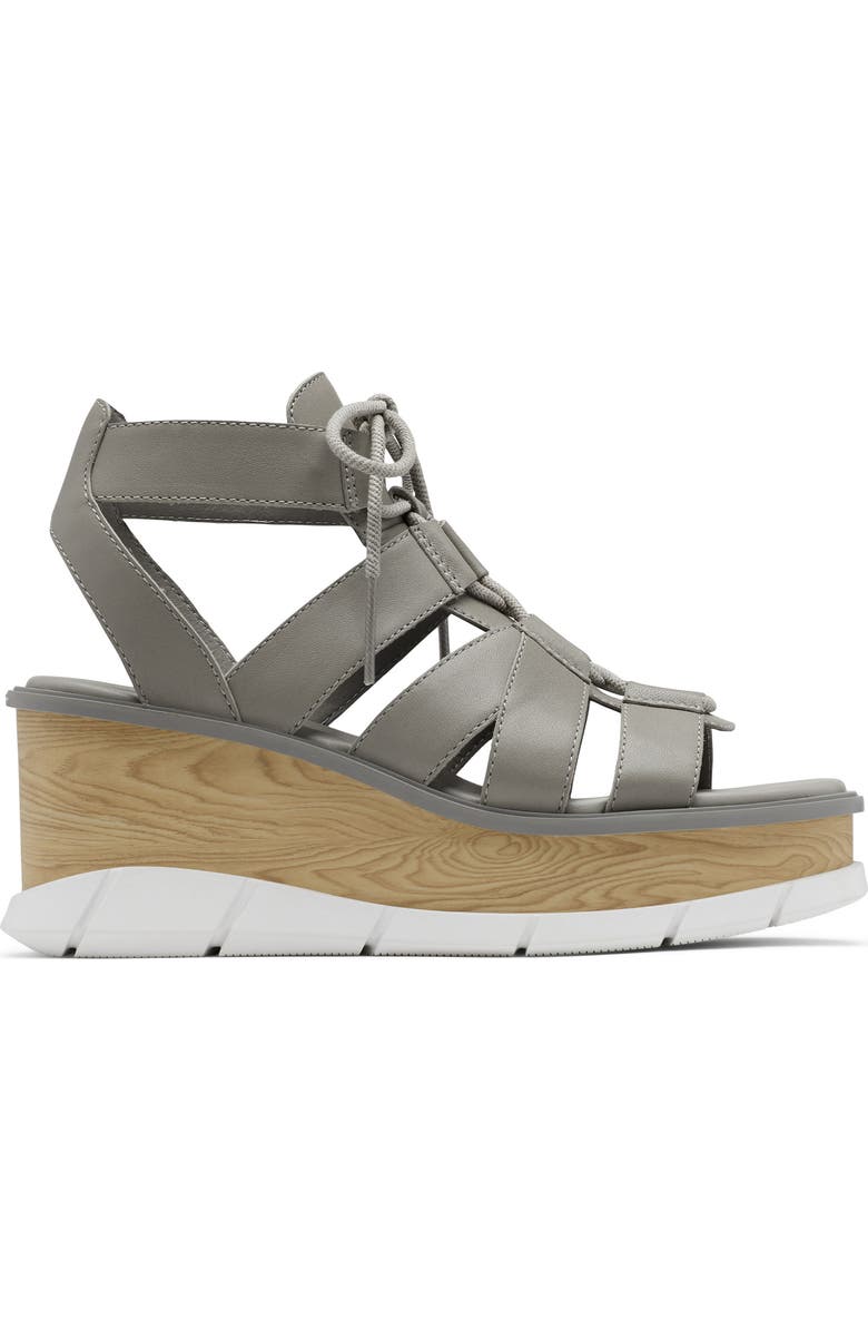 SOREL Joanie III Lace-Up Wedge Sandal, Alternate, color,