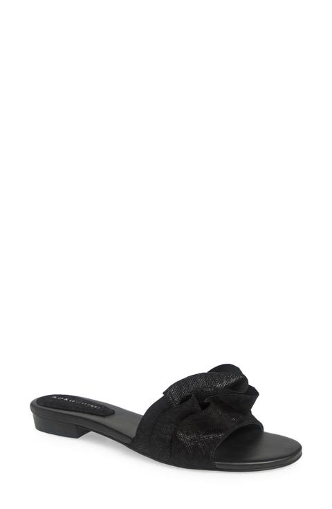 Frilly Slide Sandal (Women)