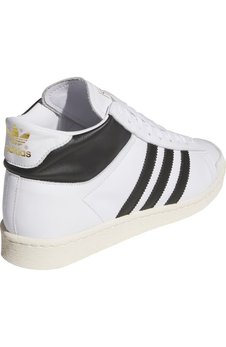 adidas Gender Inclusive Jabbar Hi Basketball Sneaker, Alternate, color, White/ Black/ Off White