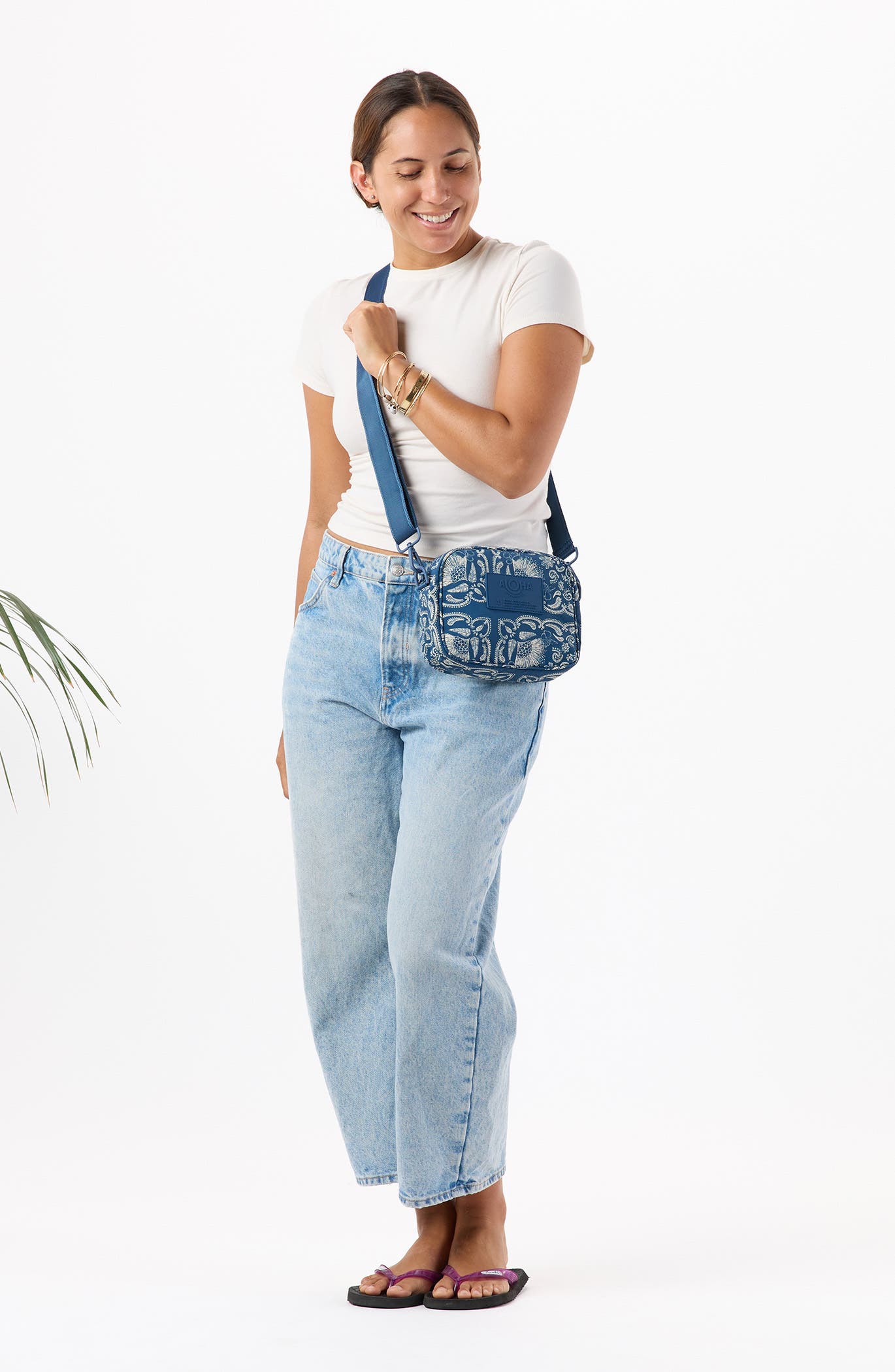 Aloha Collection Rodeo Le Tour Crossbody Bag, Alternate, color, Denim