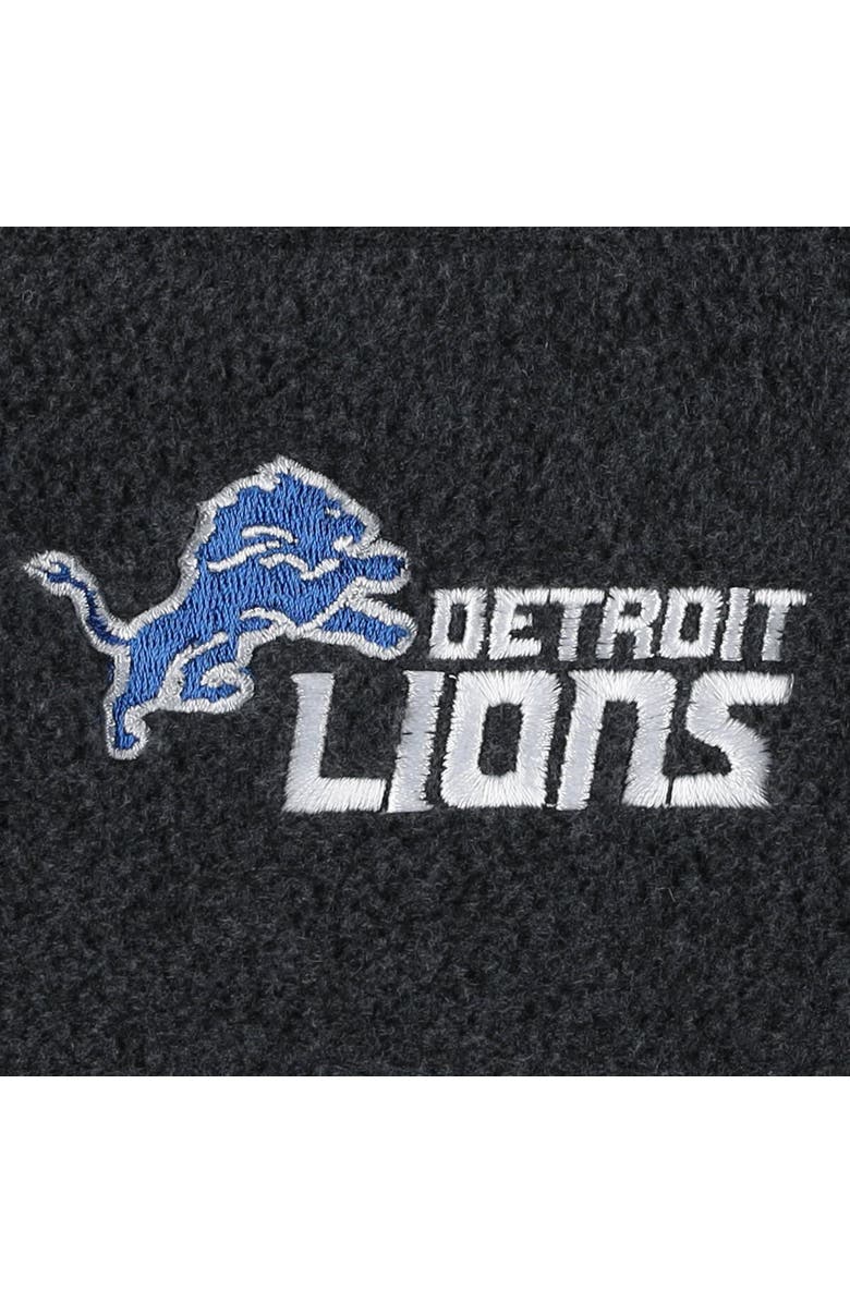 DUNBROOKE Women's Dunbrooke Charcoal Detroit Lions Hayden Polar Full-Zip Jacket, Alternate, color, 