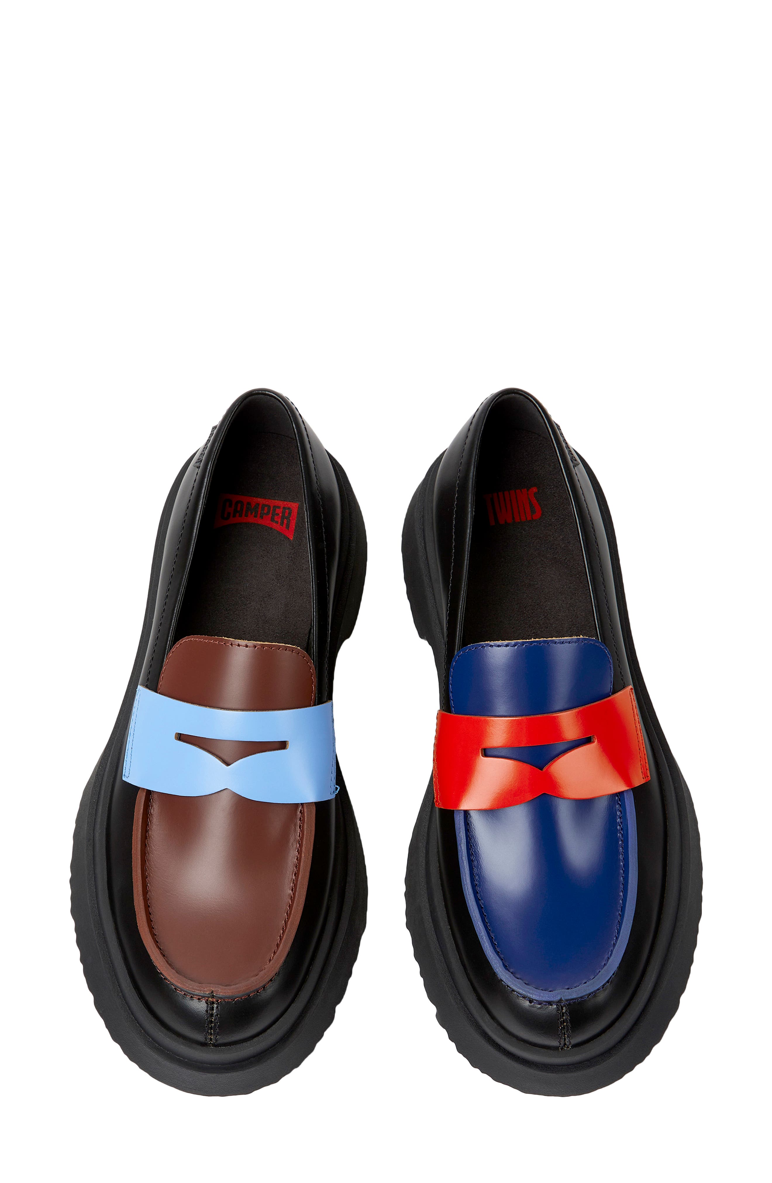 Camper Walden Mismatched Penny Loafer, Alternate, color, 