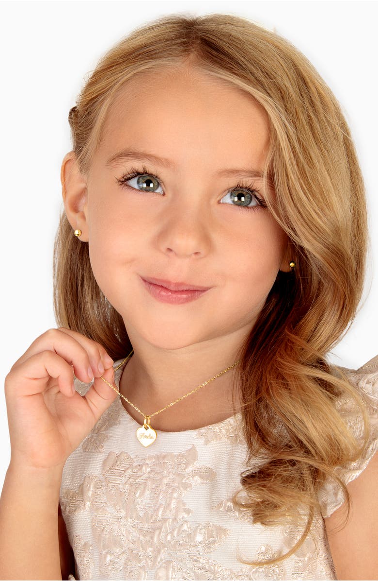 Tiny Blessings 14K Gold 4mm Classic Round Studs Screw Back Earrings, Alternate, color, 14K Yellow Gold