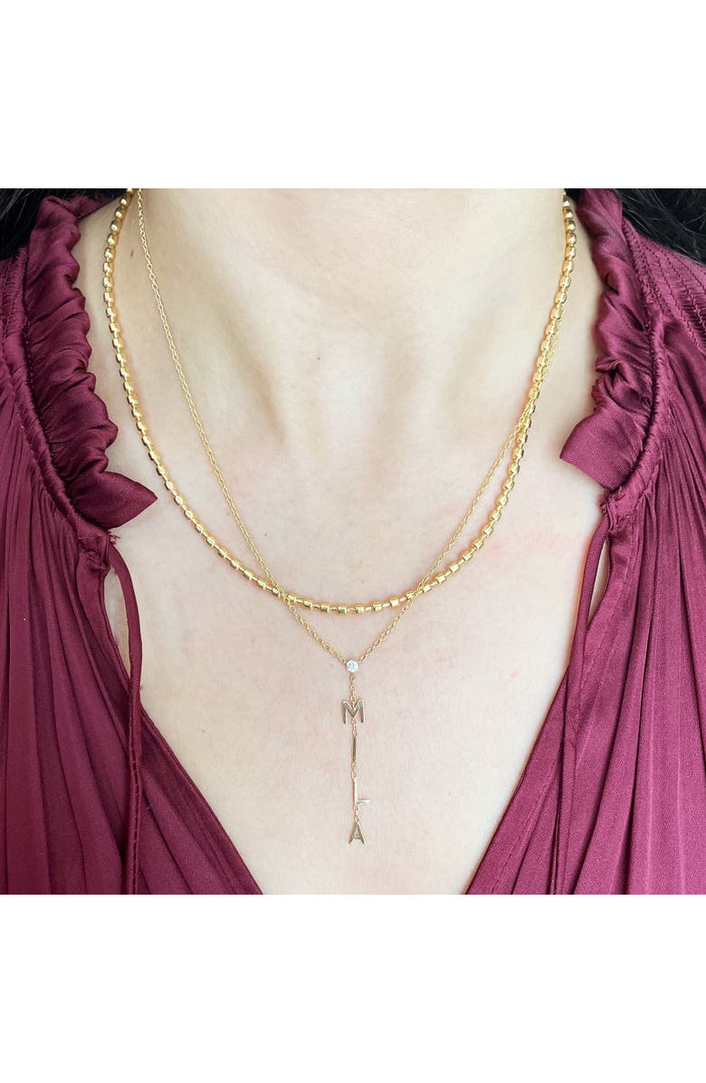 The Lovery Fine Jewelry Nugget Bead Chain Necklace, Alternate, color, Yellow Gold