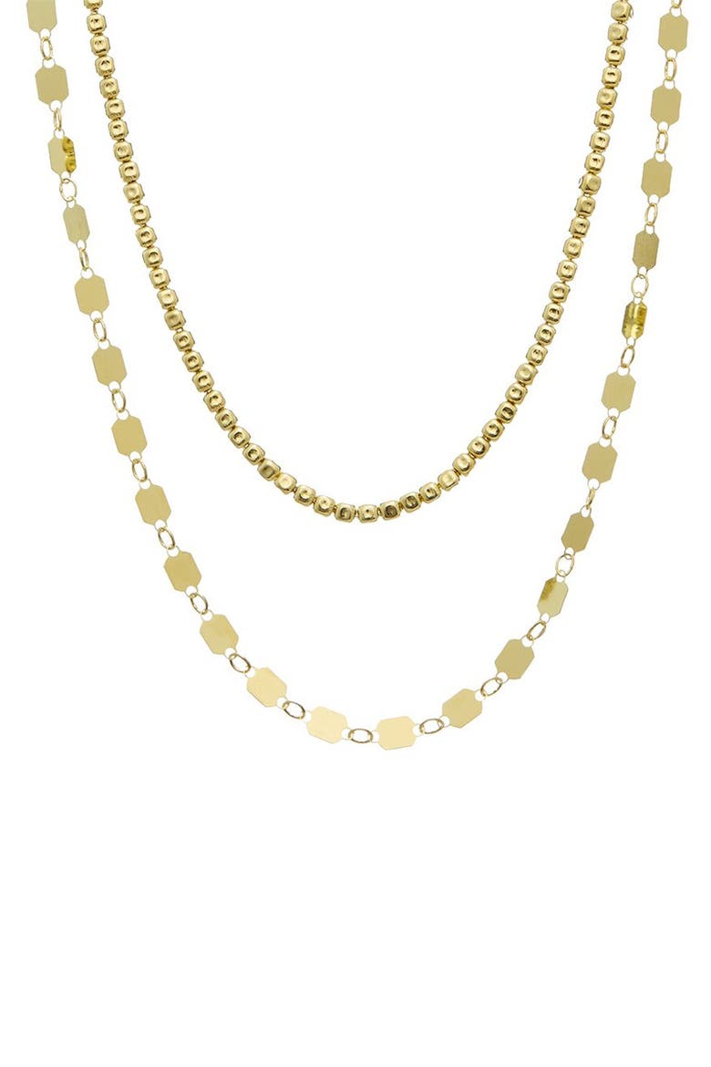 Multi Strand Necklace, Alternate, color, YELLOW