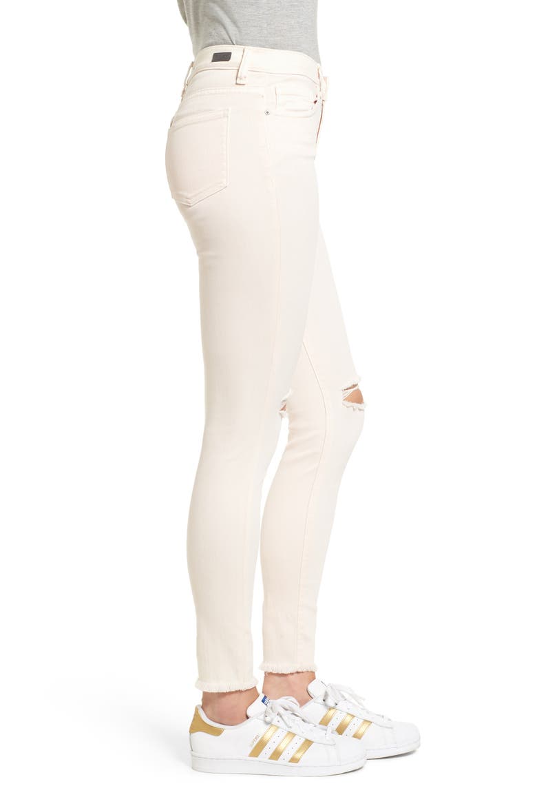 Ripped Skinny Jeans, Alternate, color, BLUSH
