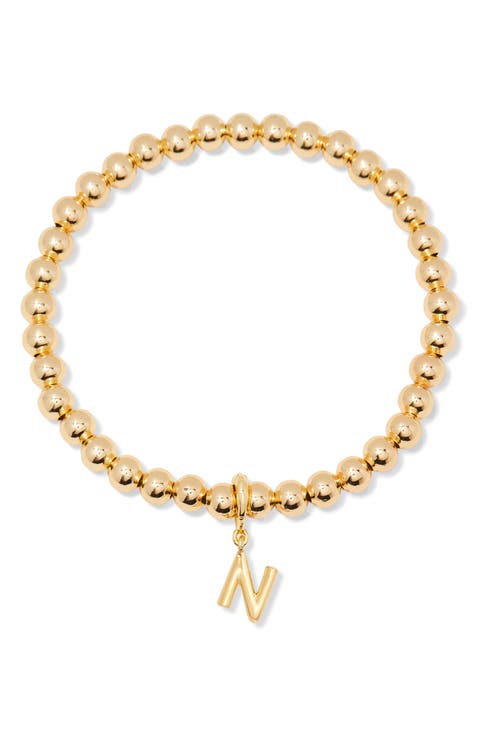 Makenna Initial Charm Bracelet