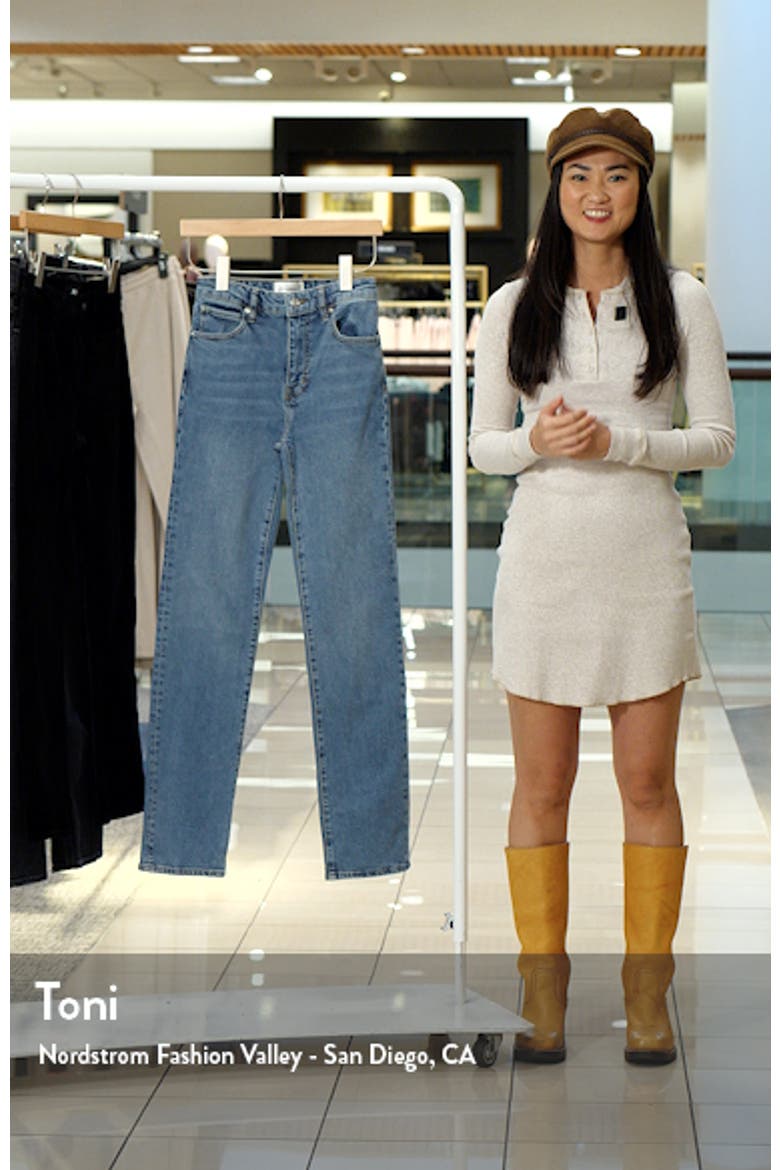 The Ruler High Waist Straight Leg Jeans video