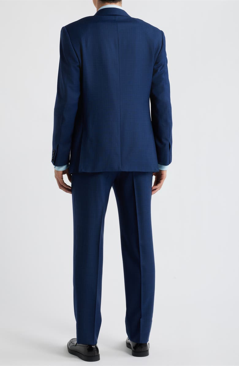 Canali Siena Regular Fit Navy Check Super 150s Wool Suit, Alternate, color, Navy