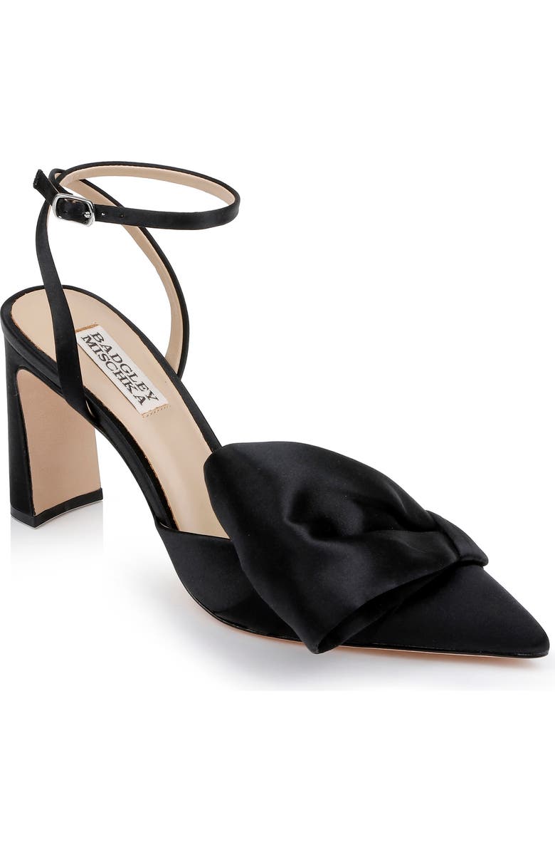 Badgley Mischka Collection Alease Ankle Strap Pointed Toe Pump, Main, color,