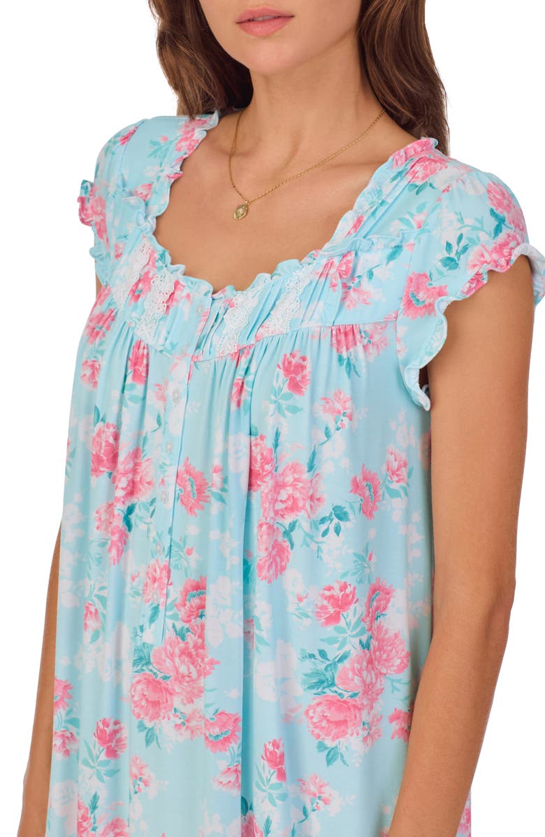 Eileen West Cap Sleeve Waltz Nightgown, Alternate, color,