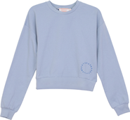 Hopscotch Artwork Long Sleeve Crop Top