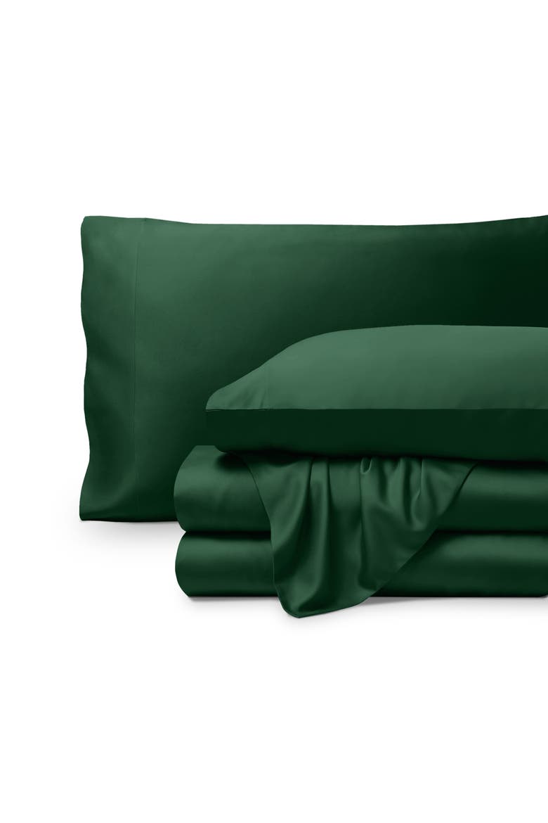 Cooling Rayon Sheet Set, Main, color, Forest Green