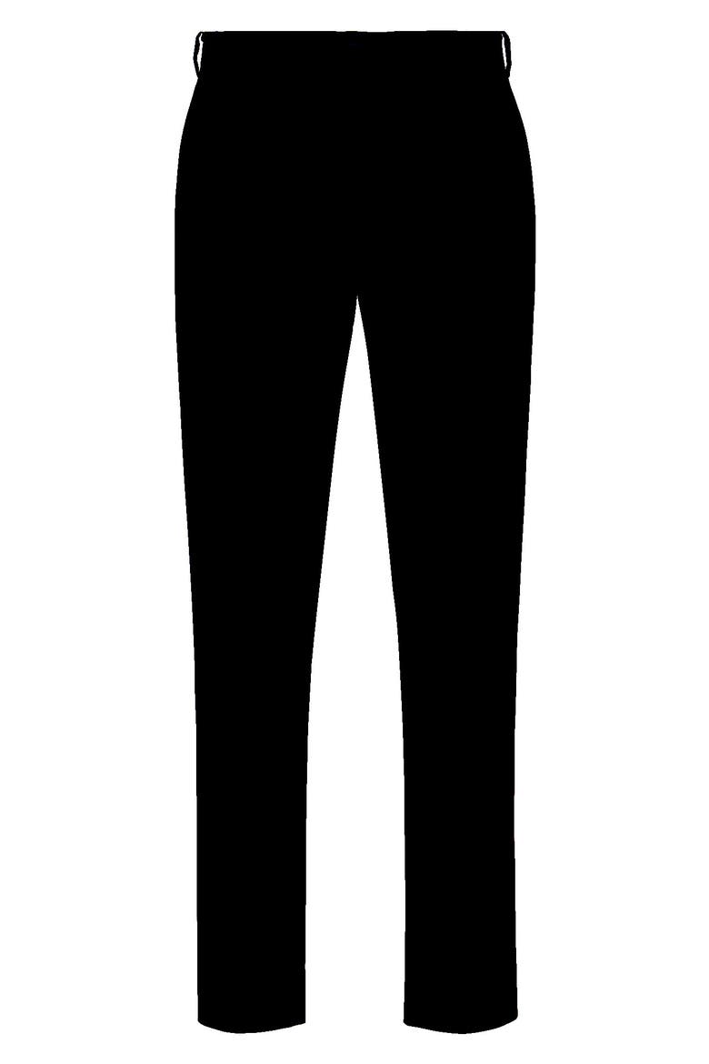 Performance Tailored Fit Suit Separate Trousers, Alternate, color, NAVY