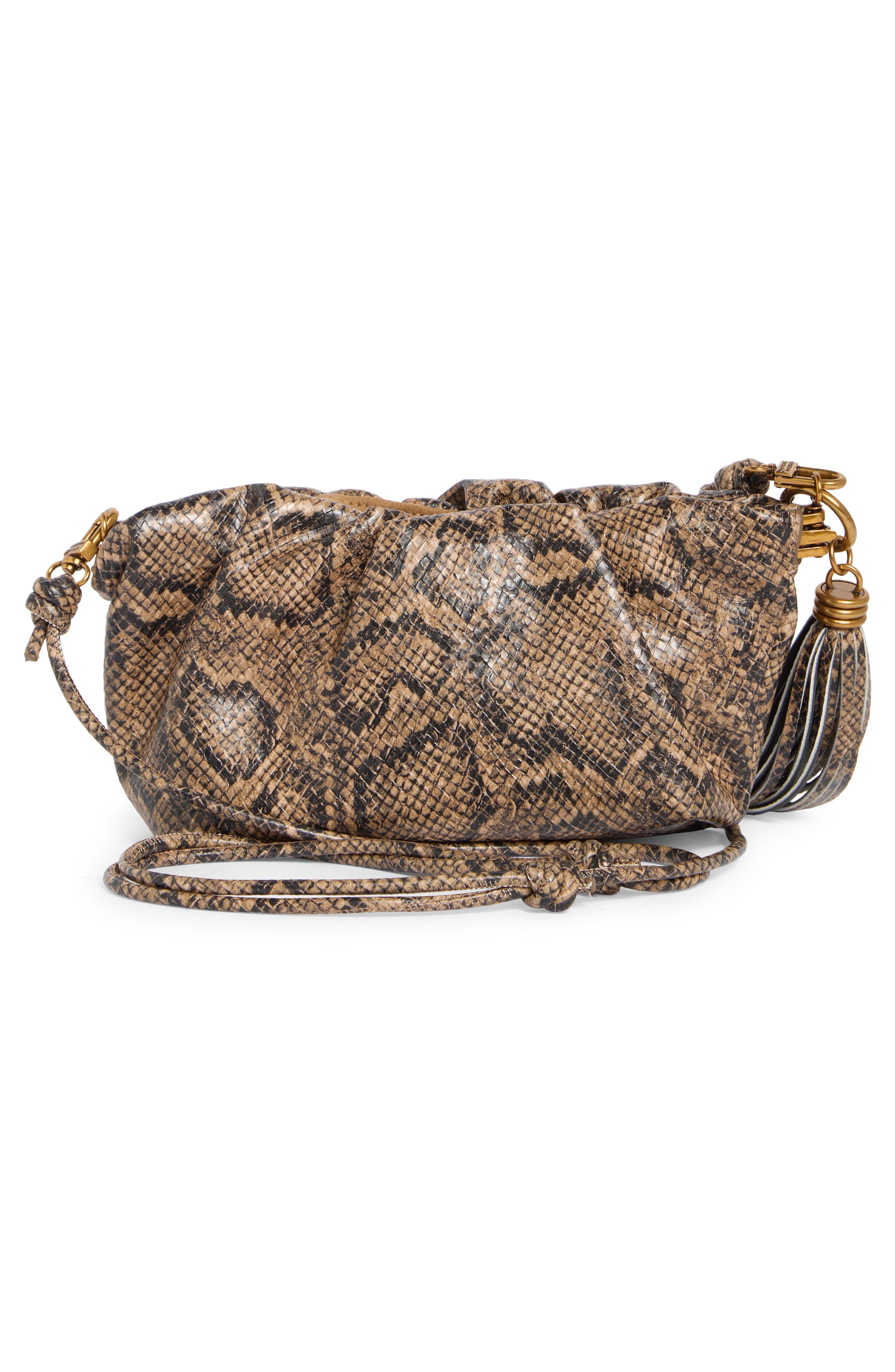 Rue Crossbody Bag, Alternate, color, BROWN SNAKE PRINT