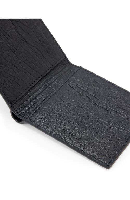 Allsaints Elkka Haven Leather Bifold Wallet In Black