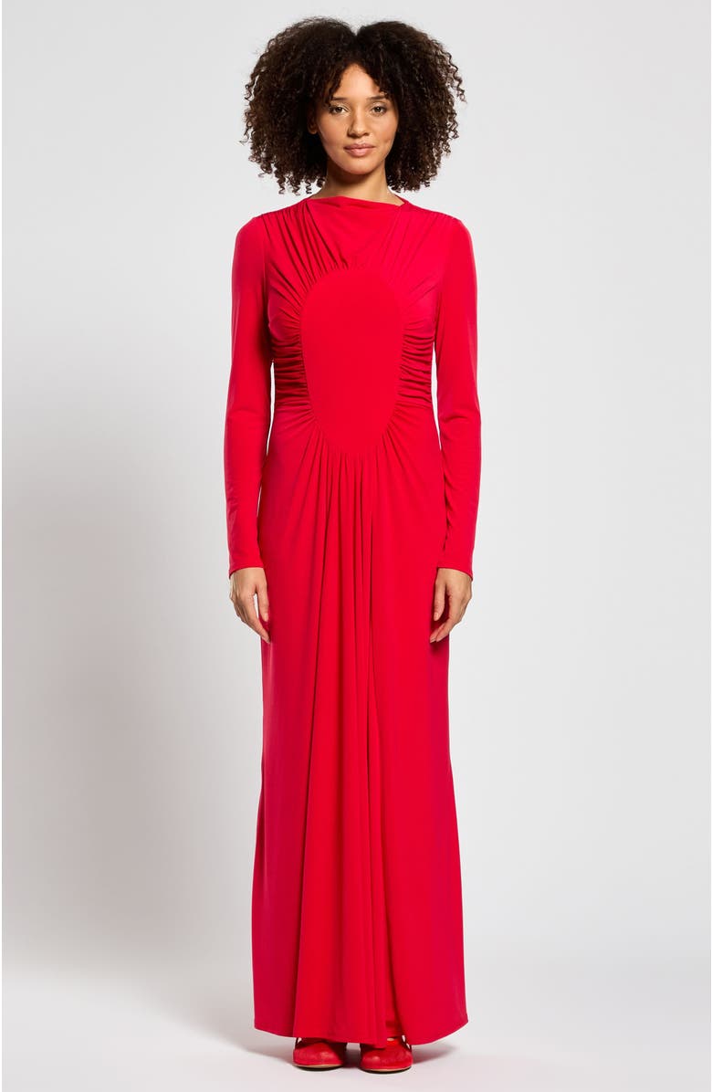 Daska Chara Dress, Main, color, Red