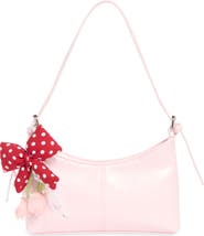 Madden Girl Crinkle Faux Leather Shoulder Bag