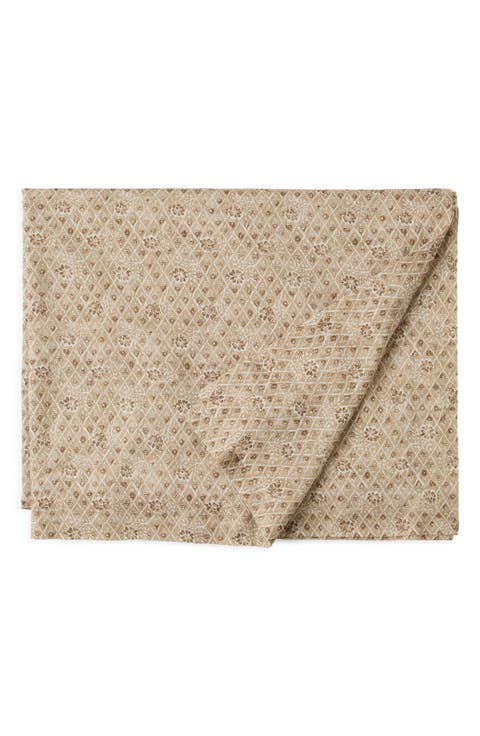 Coral Bell Print Tablecloth