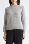 Johnstons of Elgin Bay Cashmere & Cotton Crewneck Sweater