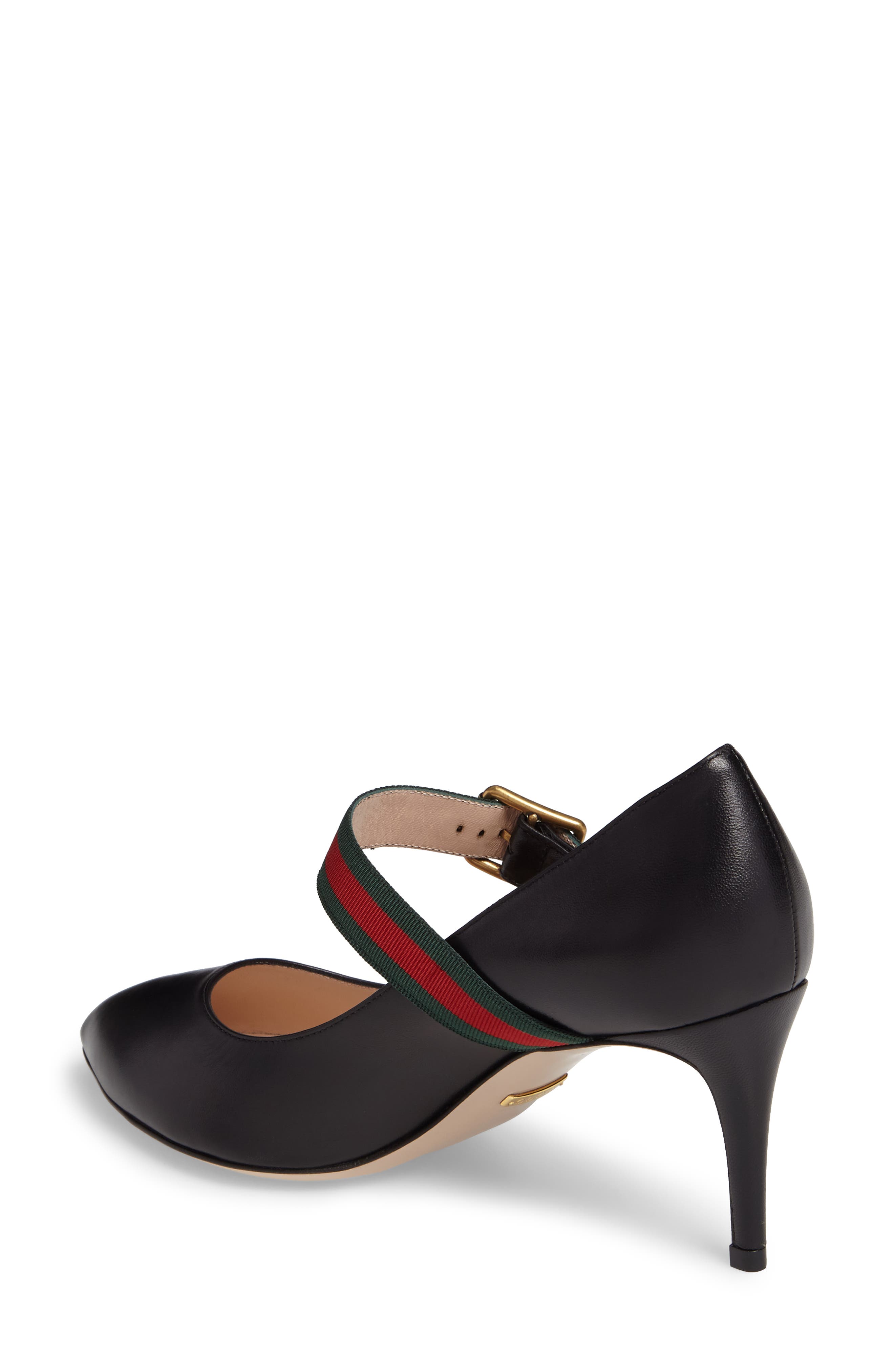Gucci Mary Jane Pointed Toe Pump, Alternate, color, 