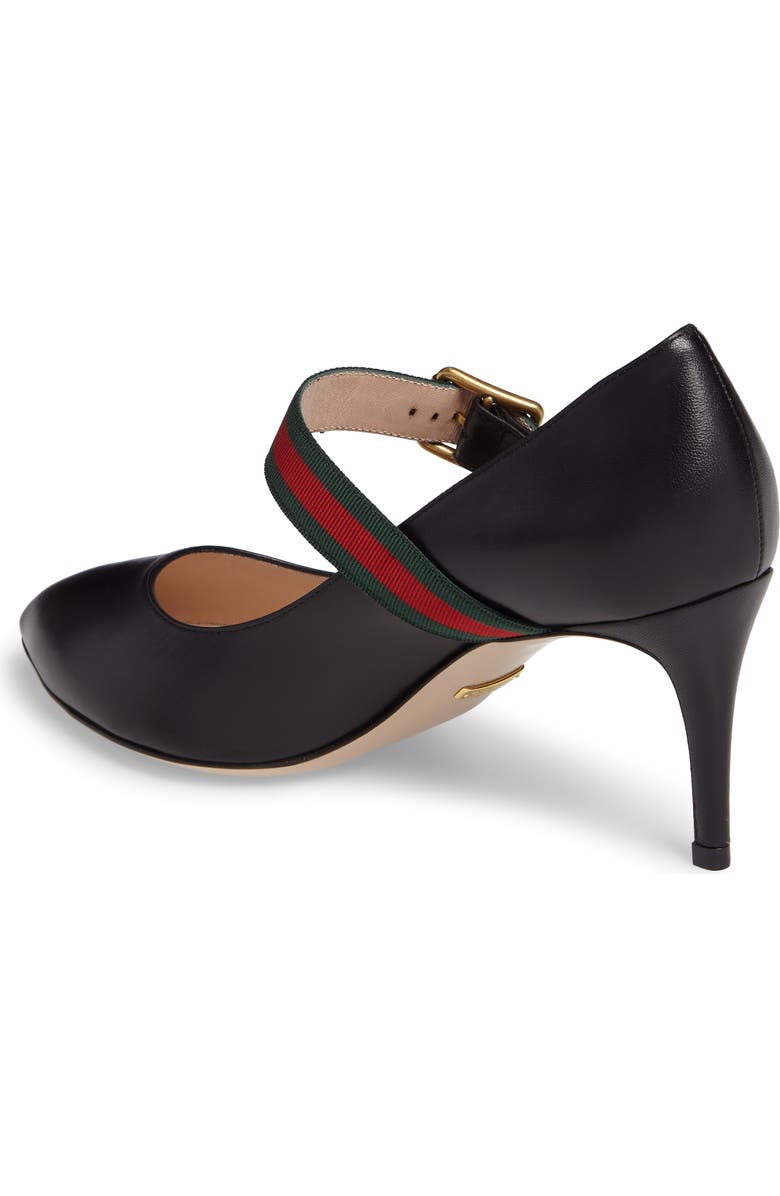 Gucci Mary Jane Pointed Toe Pump, Alternate, color,