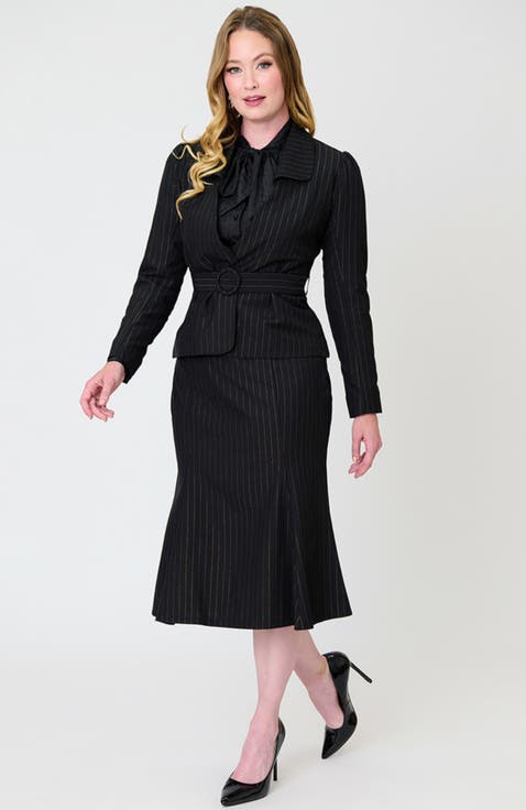 Tweed Tina Trumpet Skirt