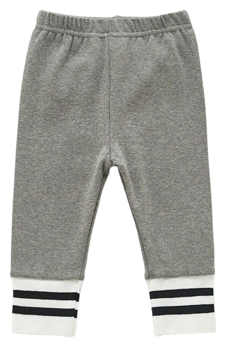 Ashmi & Co. Ollie Stripe Cotton Pants, Alternate, color, Gray