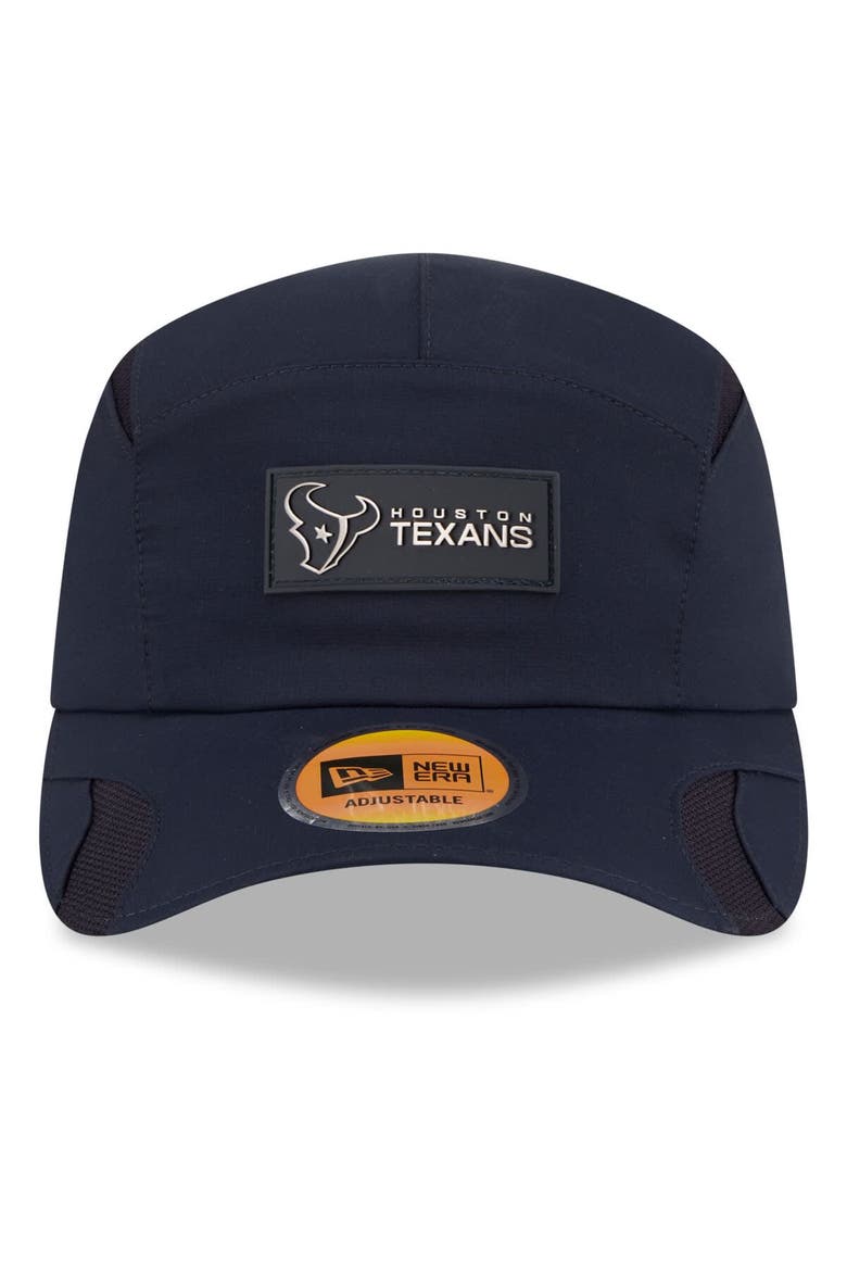 Men's New Era Navy Houston Texans 2025 Sideline  Runner Adjustable Hat, Alternate, color, Navy