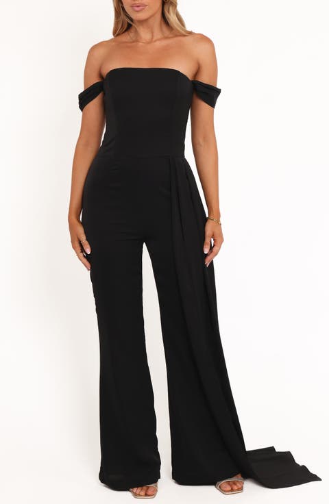 Jenny Drape Off the Shoulder Jumpsuit