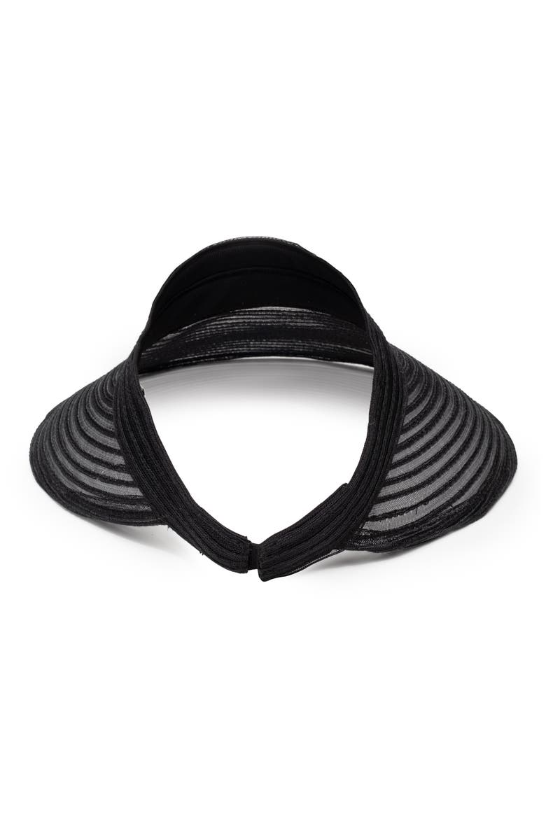 Trixie Sun Visor, Alternate, color, BLACK