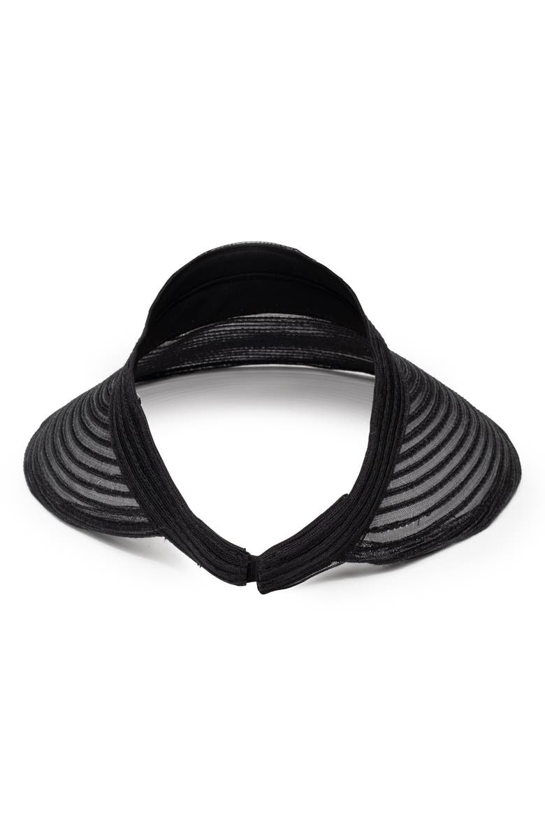 Eugenia Kim Trixie Sun Visor, Alternate, color, Black