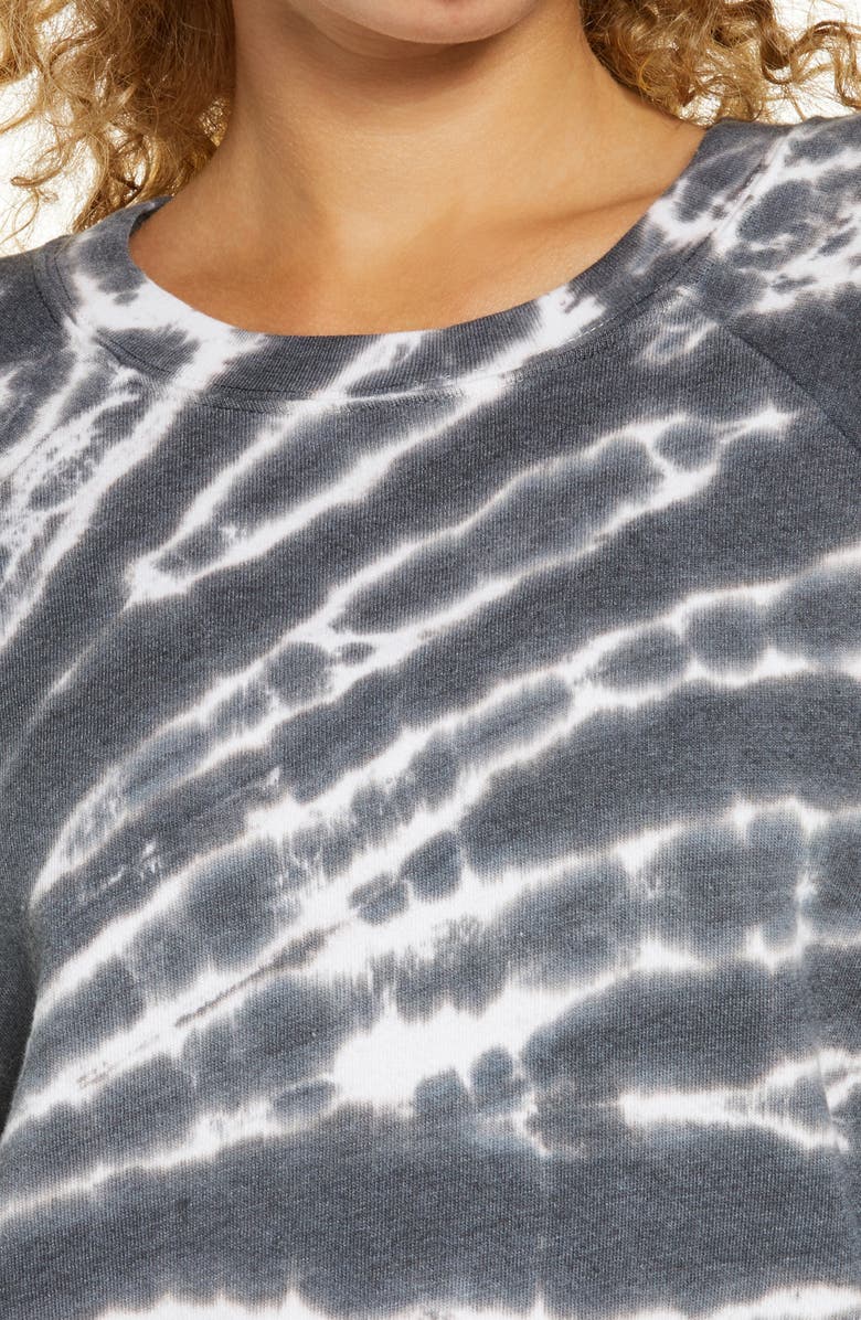 Zella Tie Dye Crewneck Sweatshirt, Alternate, color,