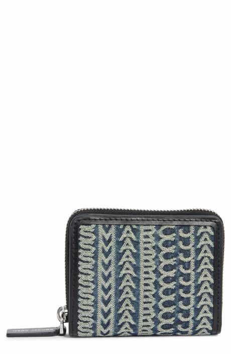 Monogram Denim Bifold Wallet