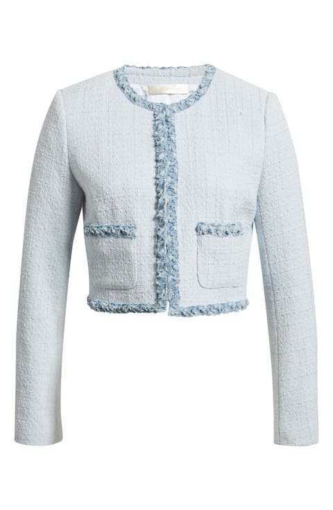 Azula Crop Tweed Jacket