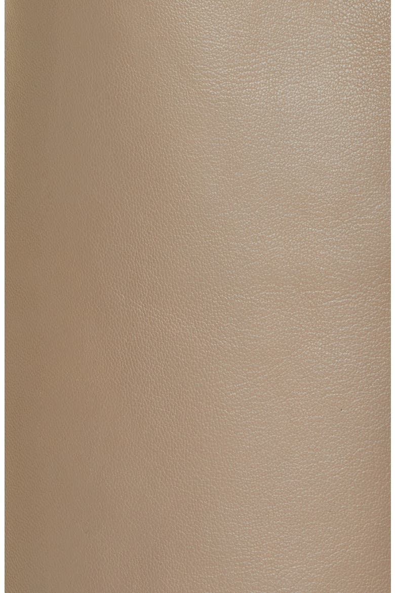 Garnnet Crop Wide Leg Leather Pants, Alternate, color, GREY
