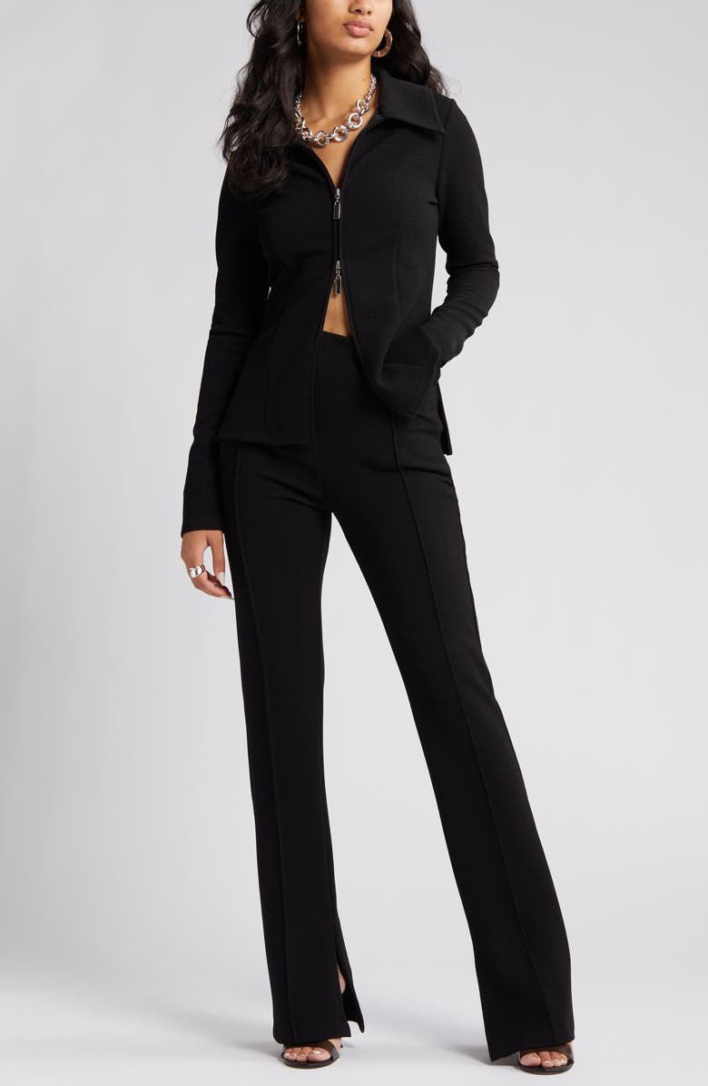 WAYF Flared Knit Pants, Main, color, 