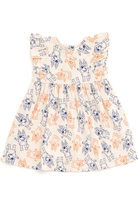 Gauze Dress and 2-Piece Short Set