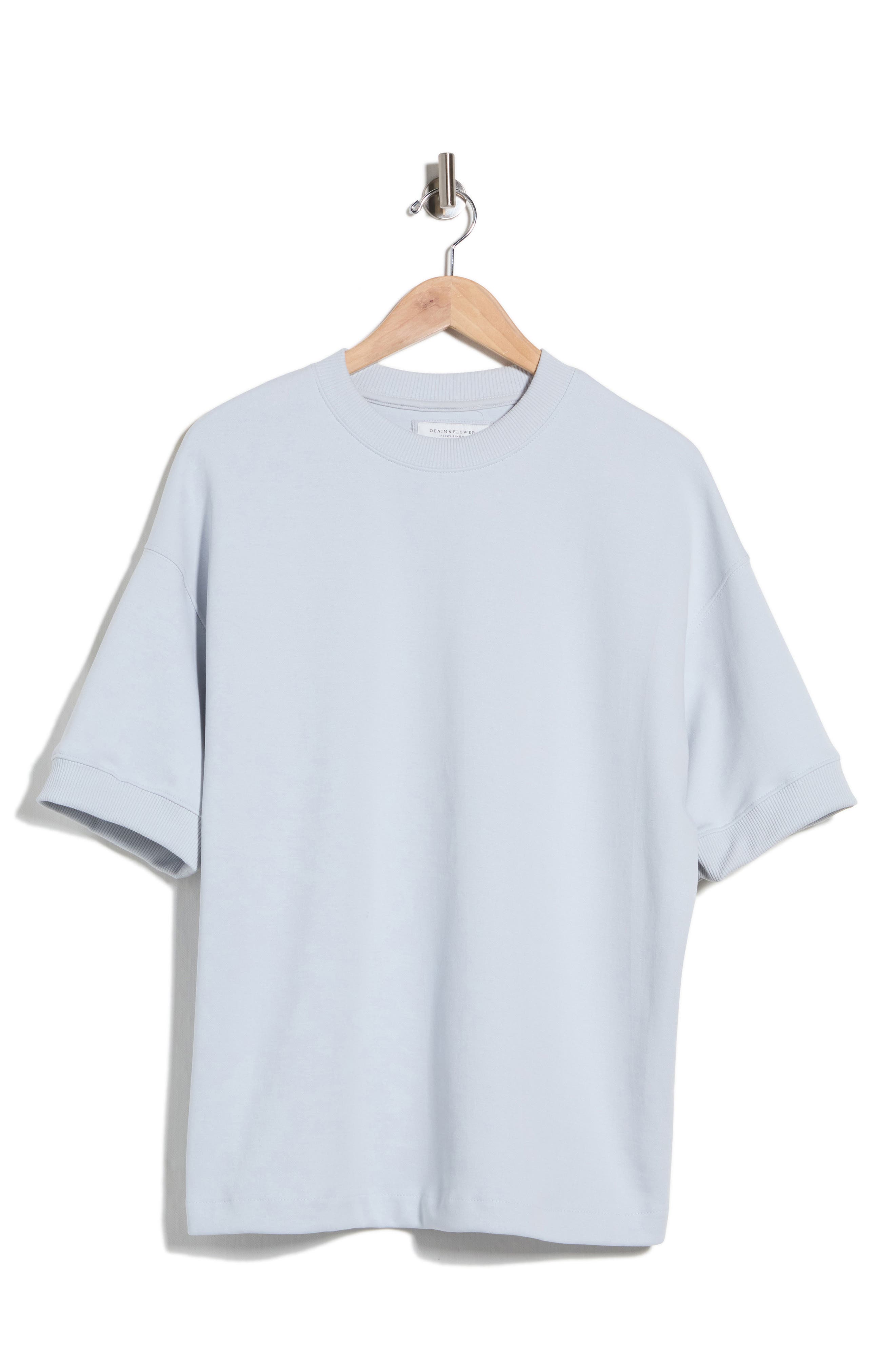 DENIM AND FLOWER Textured Knit T-Shirt
