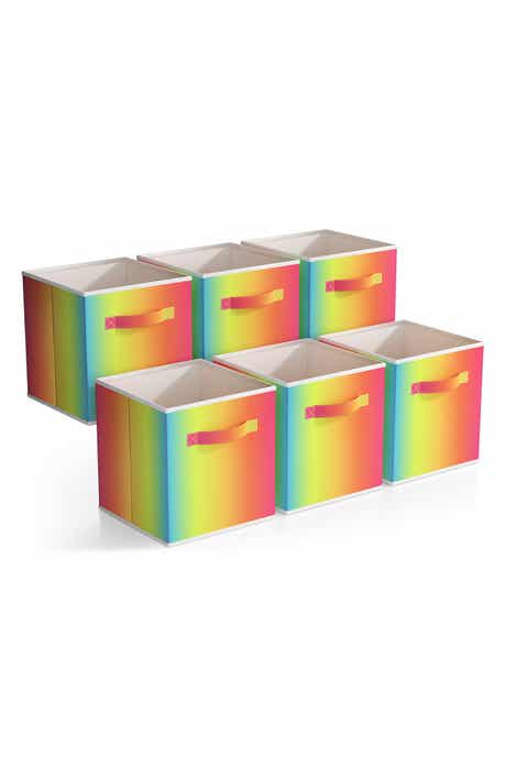 Set of 6 Foldable Storage Bins