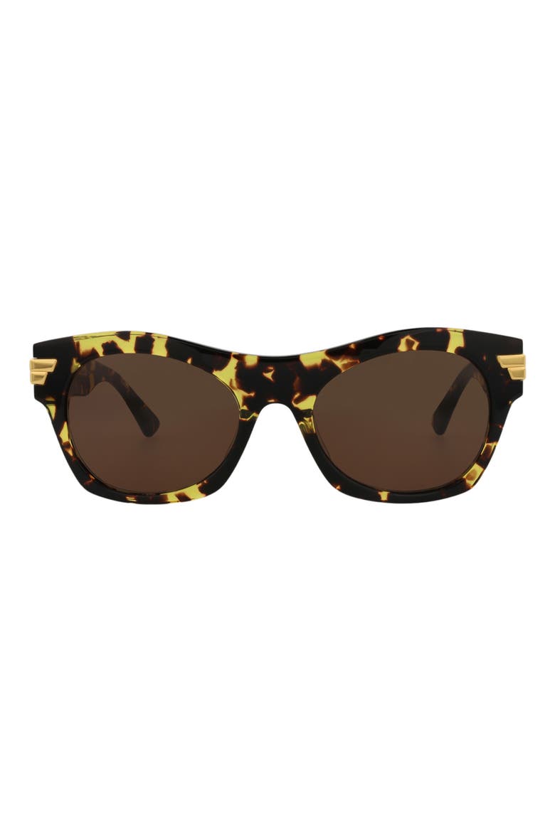 54mm Square Sunglasses, Main, color, HAVANA HAVANA BROWN