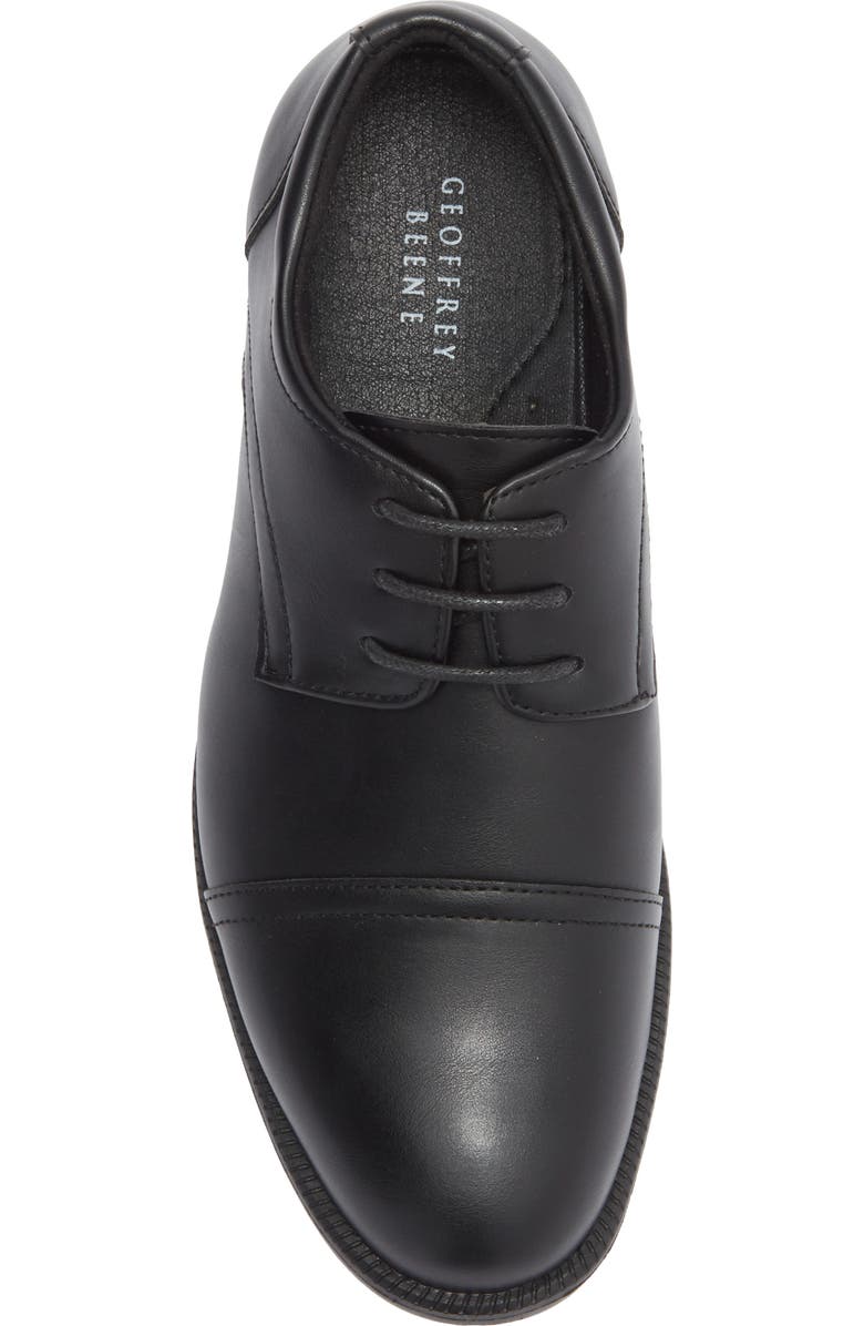 GEOFFREY BEENE Kids' Cap Toe Derby, Alternate, color, Black