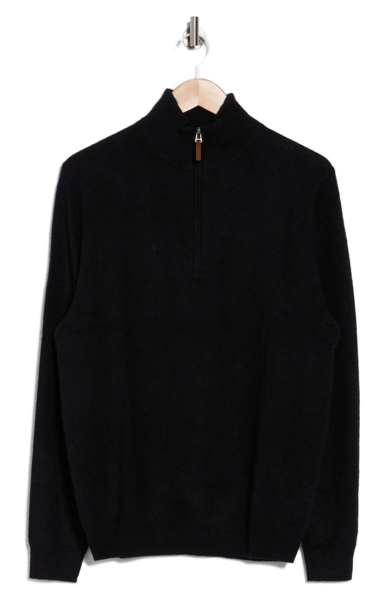 Nordstrom Quarter Zip Cashmere Sweater, Alternate, color,