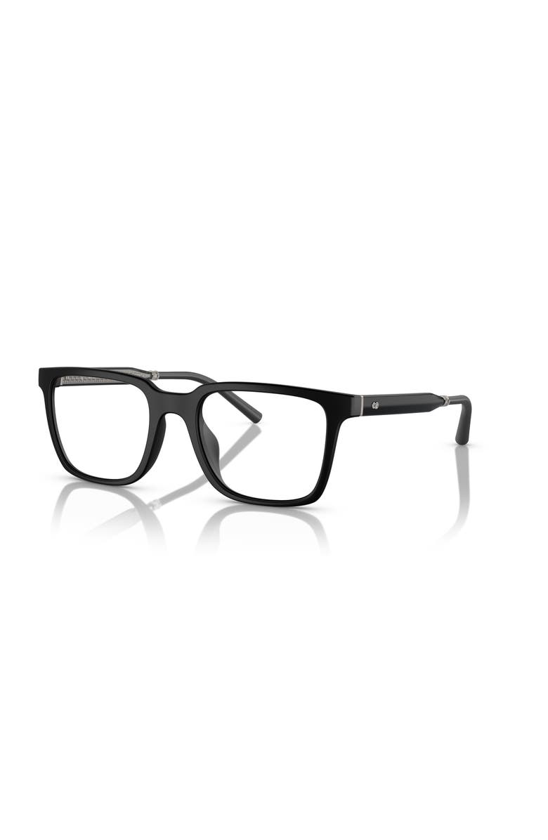 Oliver Peoples 52mm Rectangle optical glasses, Main, color, Black