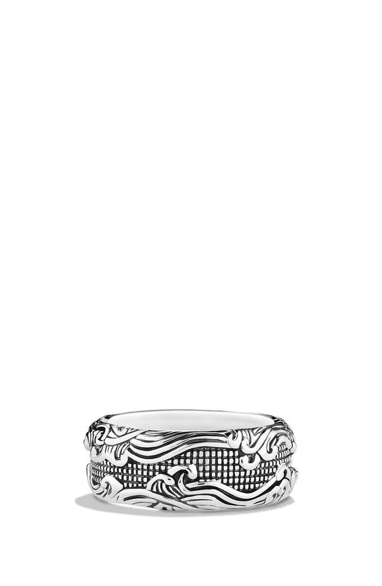 David Yurman 'Waves' Wide Band Ring, Main, color,