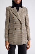 Reiss Cici Houndstooth Check Wool Jacket