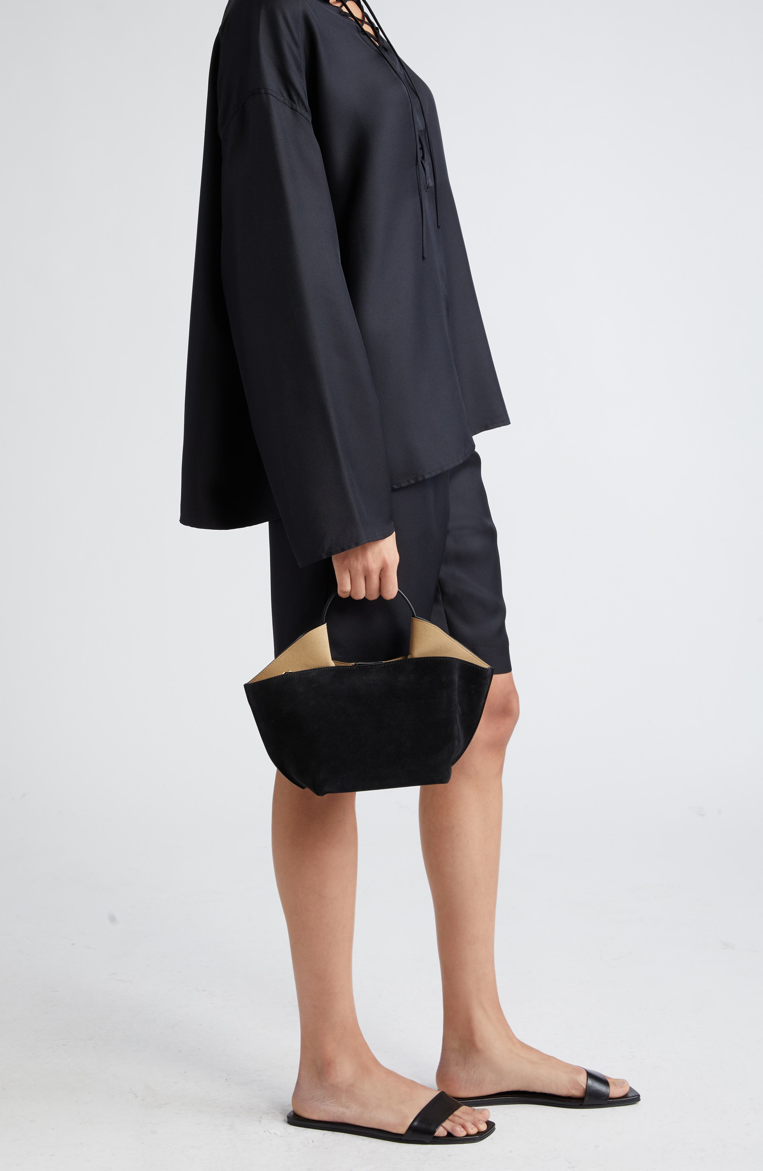 Ree Projects Mini Ann Suede Tote, Alternate, color, 