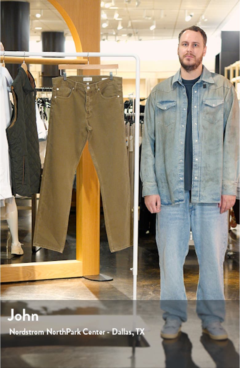 The Straight Leg Canvas Jeans, sales video thumbnail